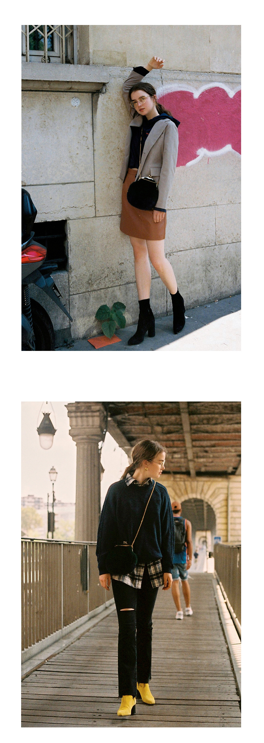 레이브(RAIVE) Fake fur bag (Green)_VX8AG0890