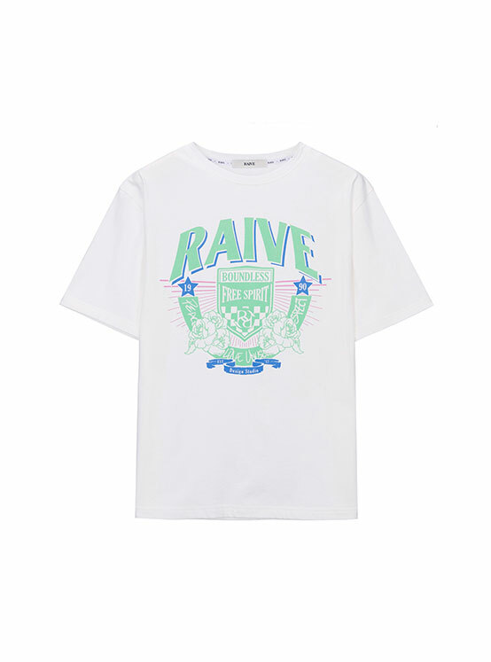 RAIVE Graphic T-shirt in White VW4ME059-01