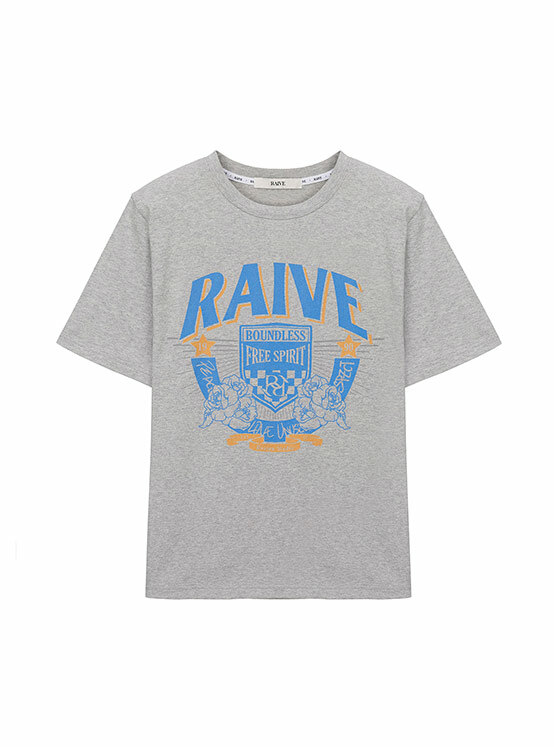 [5/31 예약배송] RAIVE Graphic T-shirt in Grey VW4ME059-12