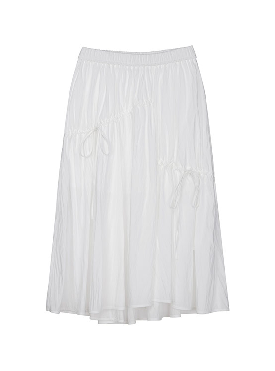 String Skirt in White VW4MS231-01