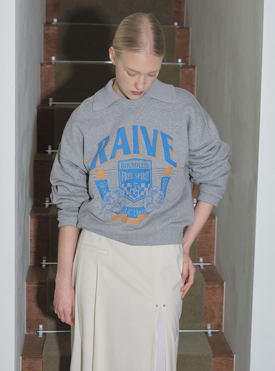 RAIVE Sweatshirt in Grey VW4SE023-12