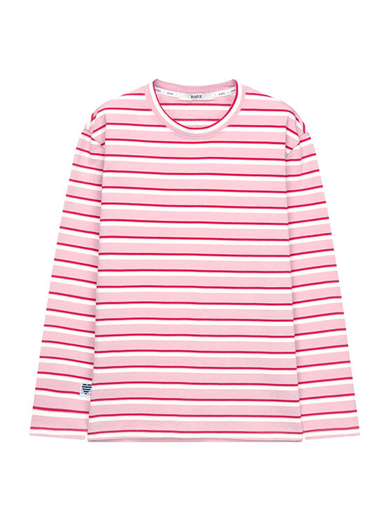 Multi Stripe T-Shirt in PINK VW4SE024-72