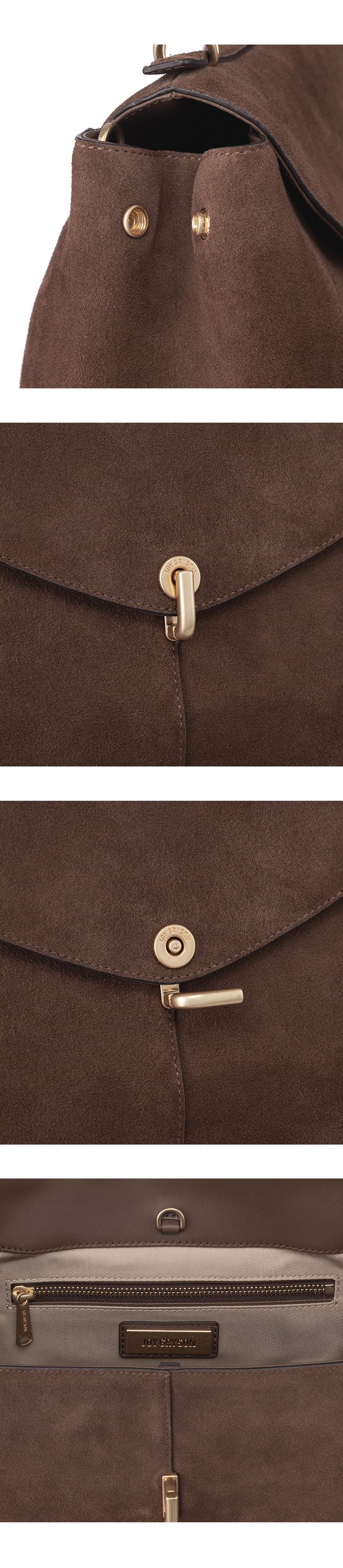 MUSINSA | JOY GRYSON Jupiter Satchel Large Suede LW5AB5830_I8