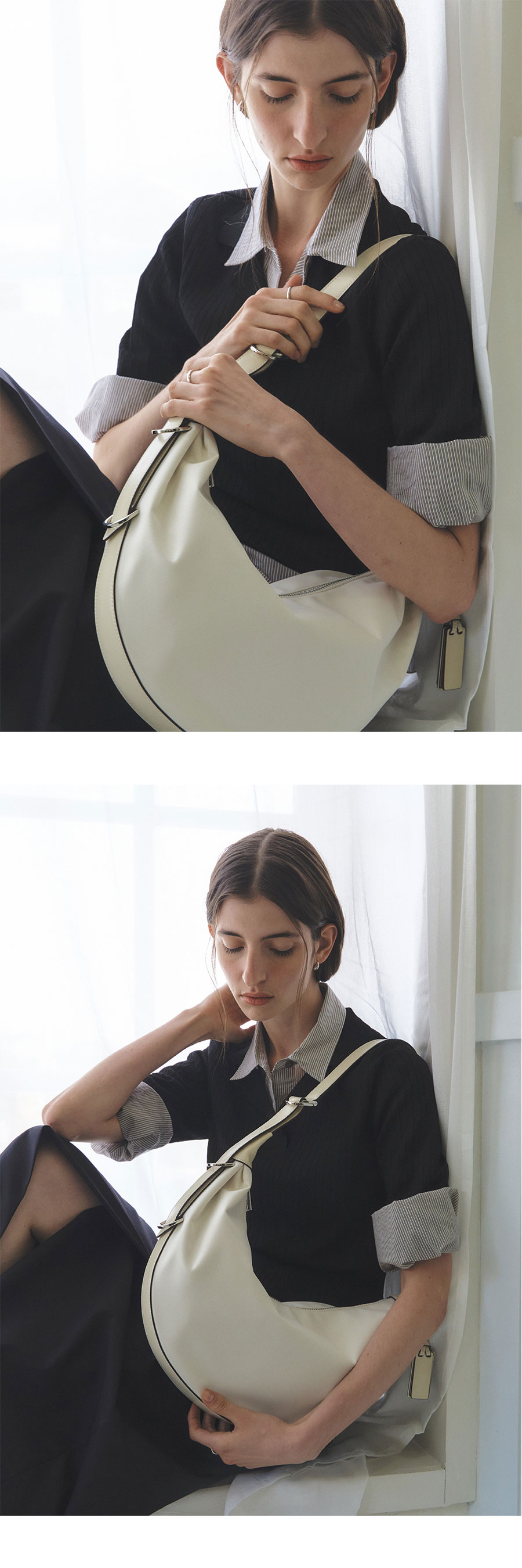 JUNE HOBO BAG MEDIUM NYLON