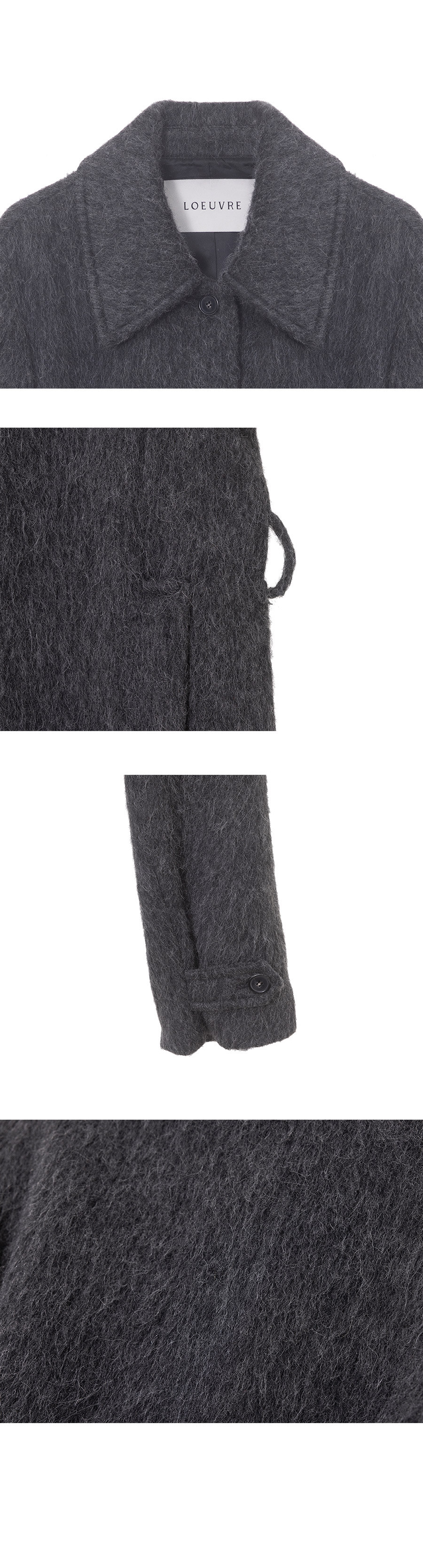 루에브르(LOEUVRE) Wool Blended Single Coat SW4WH916-9E