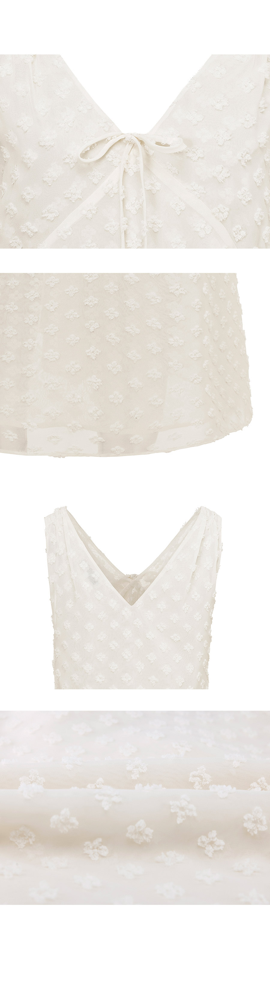 ● LOEUVRE ● Sheer Lace Sleeveless Dress SW5MO274-9A Sheer Lace Sleeveless Dress SW5MO274-9A - LOEUVRE