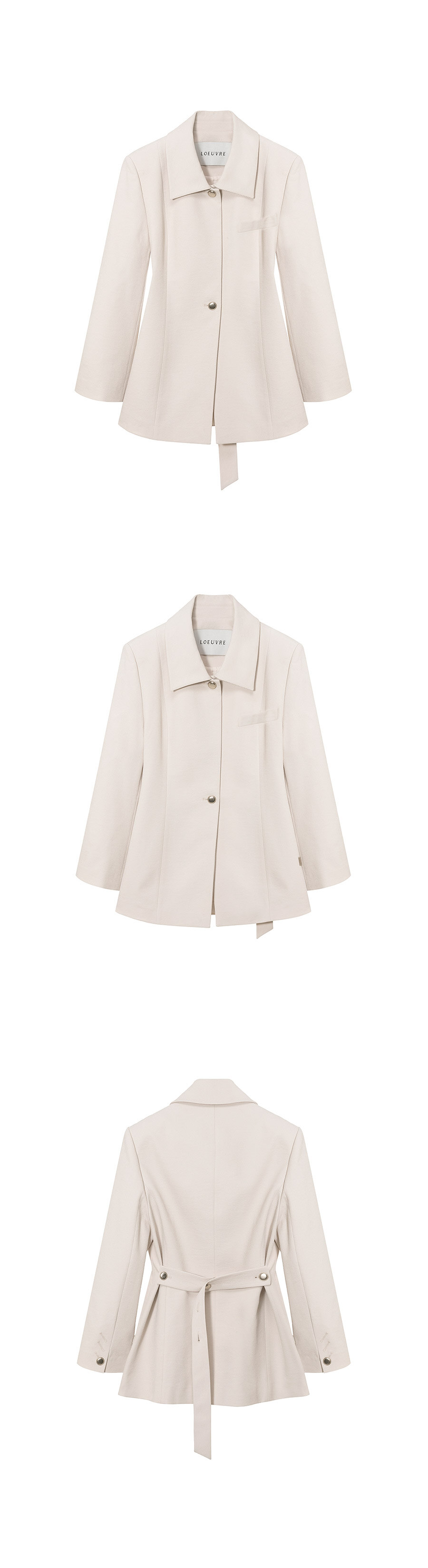 MUSINSA | LOEUVRE Twill Hourglass Jacket SW5SJ119-9A