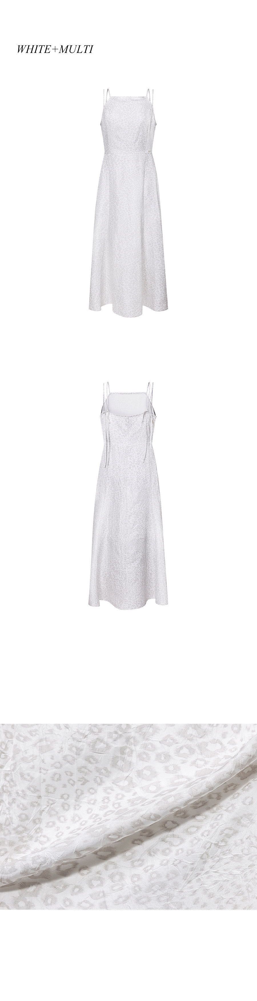 ● LOEUVRE ● Double String Sleeveless Dress SW4MO716-9C Double String Sleeveless Dress SW4MO716_2color - LOEUVRE
