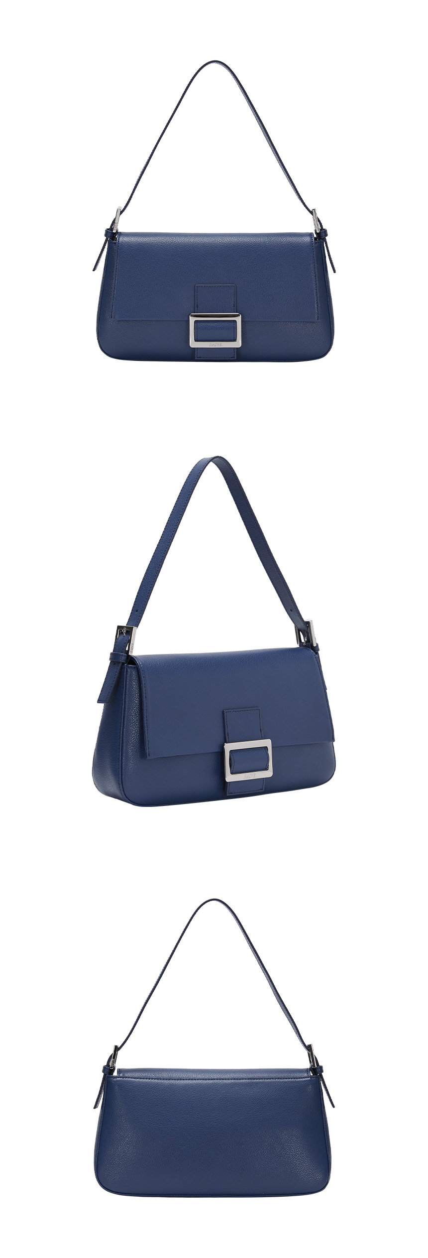 ショルダーバッグ・ポシェット RAIVE Real Leather Luke Bag in Navy VX1SG50023 Real Leather Luke Bag in Navy VX1SG500-23 - 레이브
