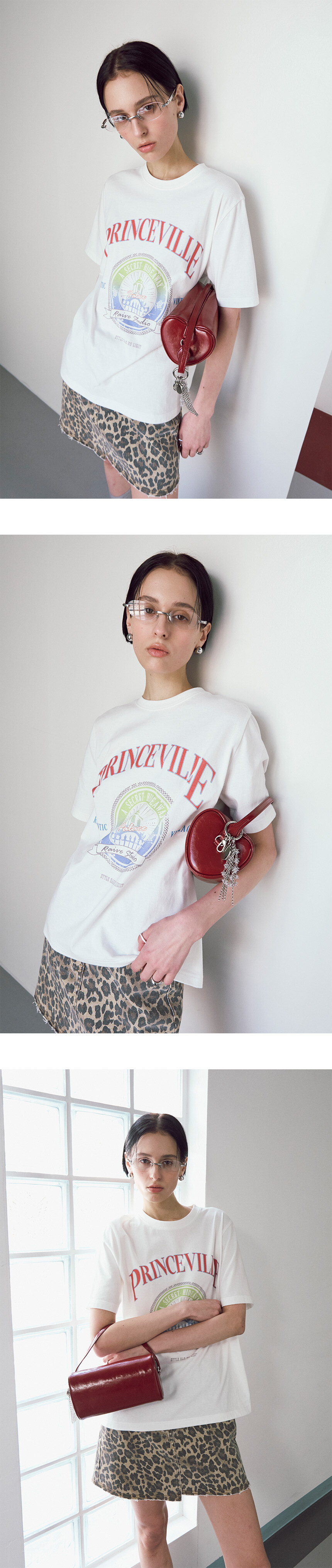 ★RAIVE★ PRINCEVILLE Print TShirt VW2SE114_2color PRINCEVILLE Print T-Shirt VW2SE114_2color - 레이브