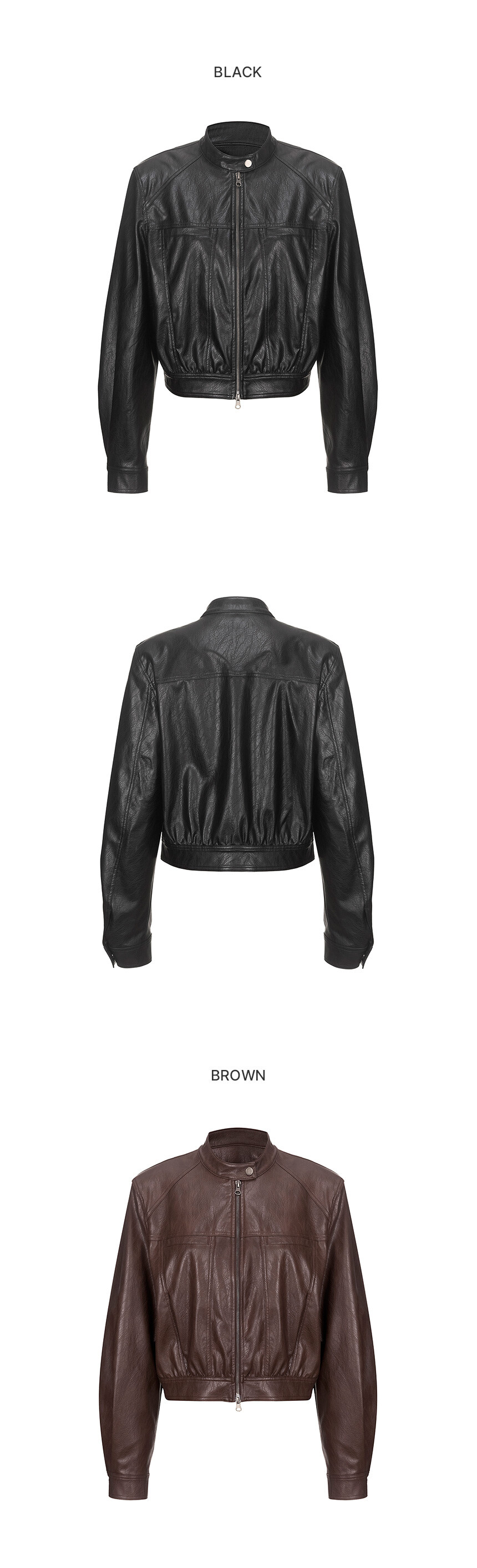 Rider Crop Jacket VL4AJ090_2color - 레이브