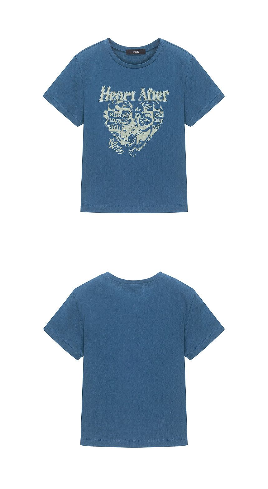 [RAIVE] Heart After Graphic T-shirts ☆送料込☆ RAIVE☆Heart After Graphic T-shirts☆人気早期完売