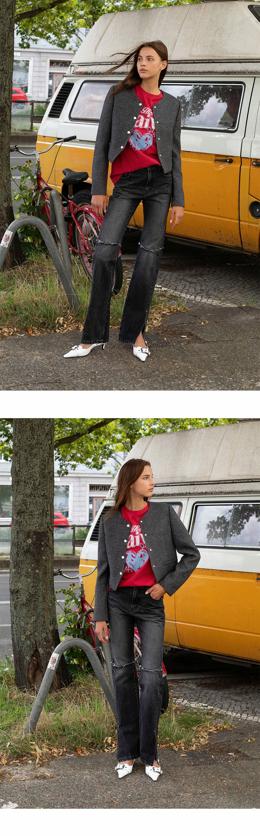 Raive-Button Point Jacket VW4SJ002_2color│삼성물산 온라인몰