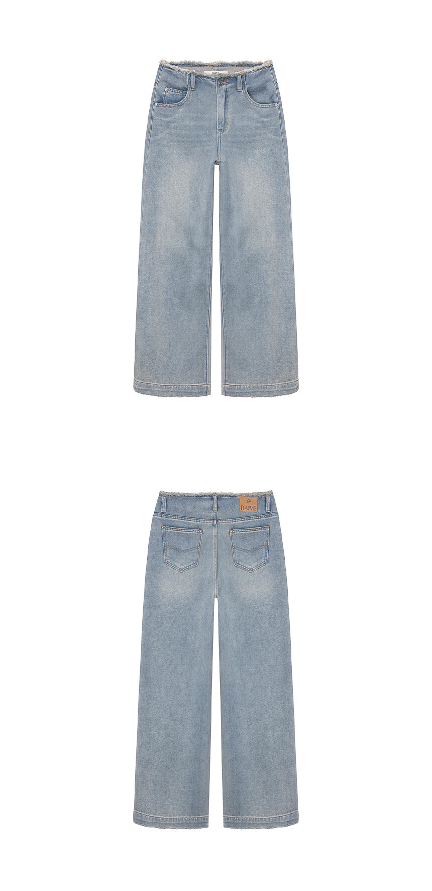 ★RAIVE★ Wide Denim Pants in L/Blue VJ4ML188AM MUSINSA | RAIVE Wide Denim Pants in L/Blue VJ4ML188-AM