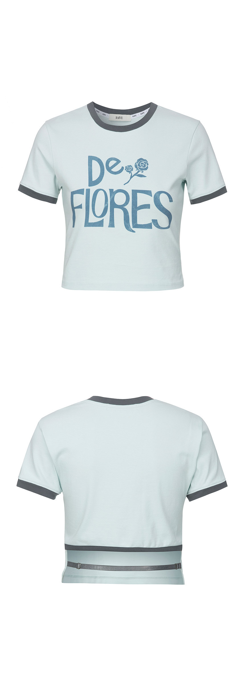 ★RAIVE★ Backless De Flores Tshirt in Mint VW4ME04431 Backless De Flores T-shirt in Mint VW4ME044-31 - 레이브