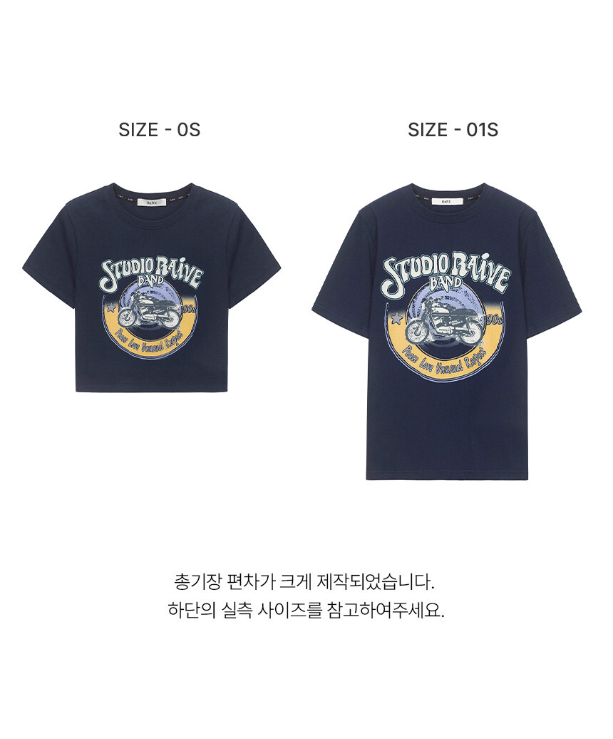★RAIVE★ Bicycle Band TShirt in Cream VW4ME0499A Raive-Bicycle Band T-Shirt in Cream VW4ME049-9A│삼성물산