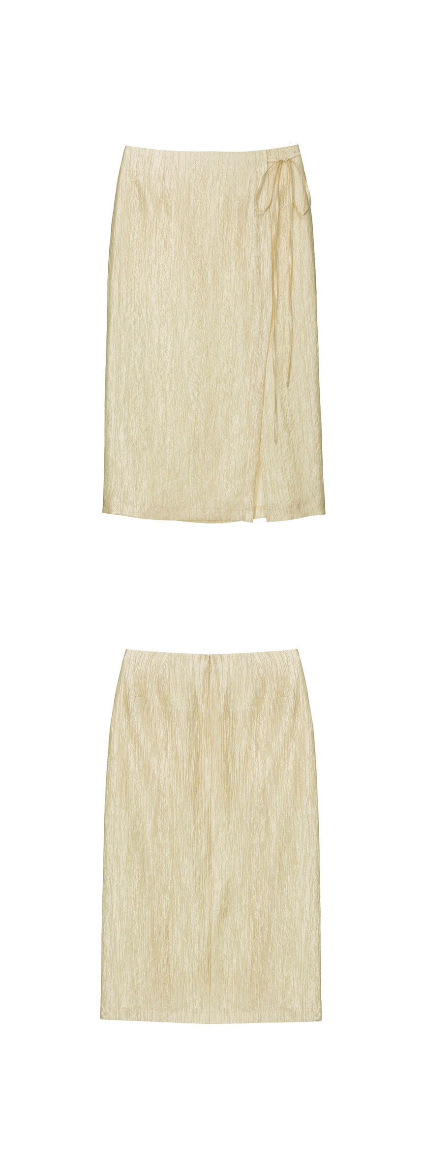 ★RAIVE★ Linkle Silky Skirt in Butter VW4MS235DS Linkle Silky Skirt in Butter VW4MS235-DS - 레이브