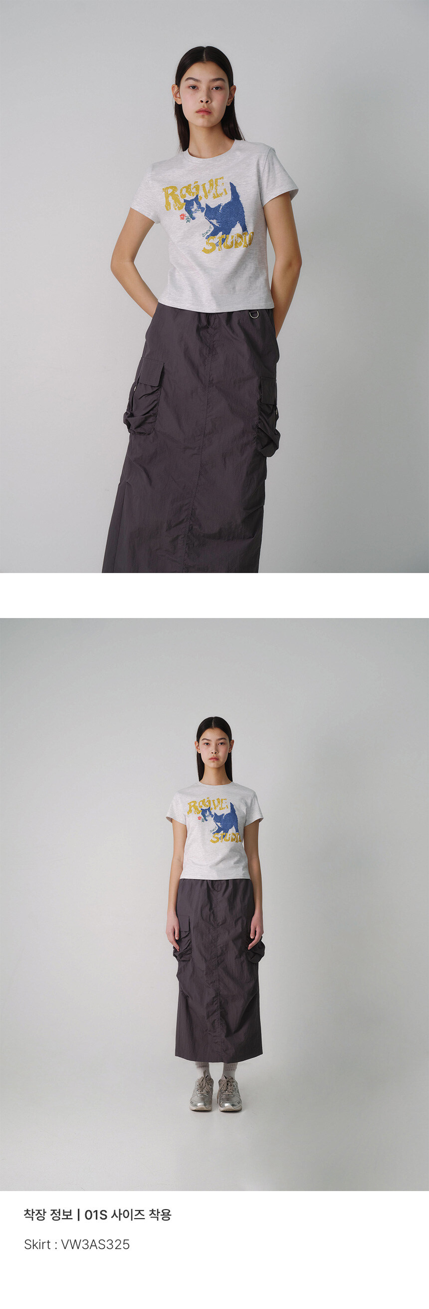 RAIVE Cat T-Shirt VW4ME042_3color - 레이브