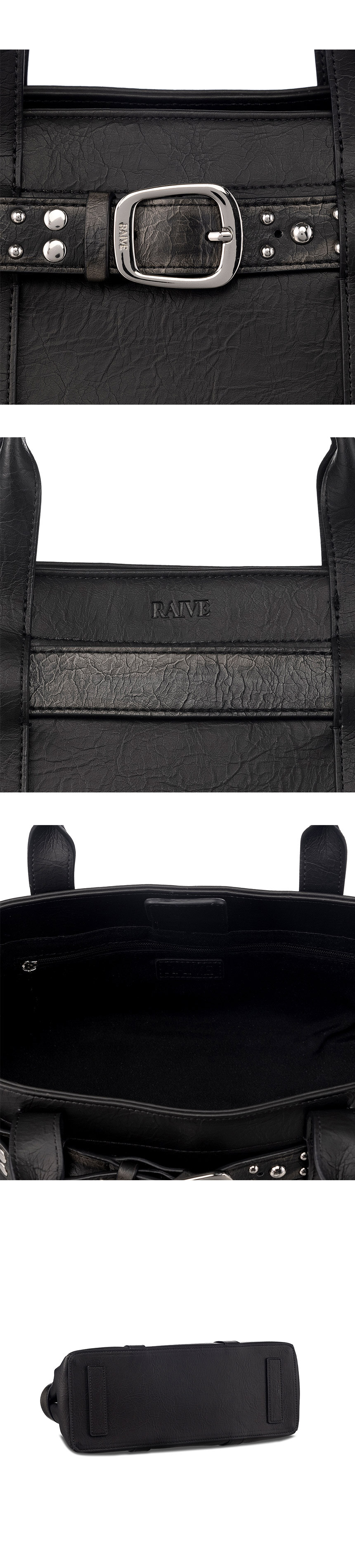 ●RAIVE● Lykke Tote in Black UB5SA077-10 Lykke Tote in Black UB5SA077-10 - RAIVE