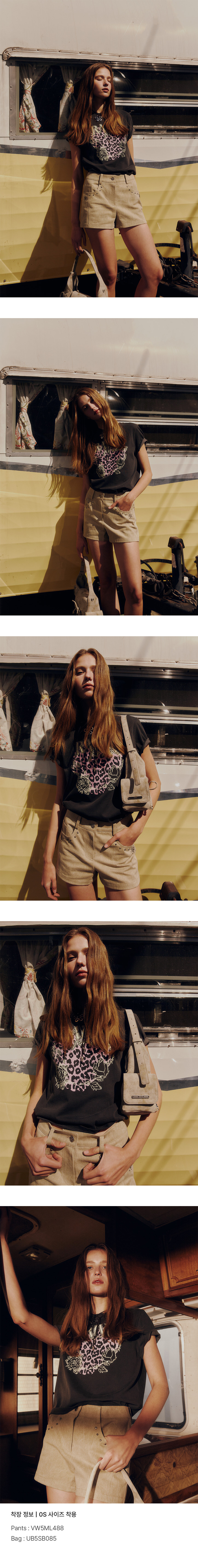 RAIVE ♥ Love Leopard Graphic T-shirt / 追跡付 RAIVE ♥ Love Leopard Graphic T-shirt / 追跡付 (RAIVE/T