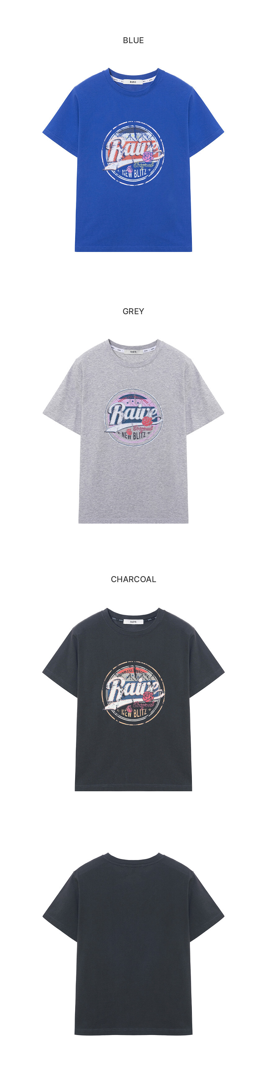 ★RAIVE★ Circle Raive Graphic Tshirt VW5ME608_3color 6/27 Pre-order) Circle Raive Graphic T-shirt VW5ME608_3color