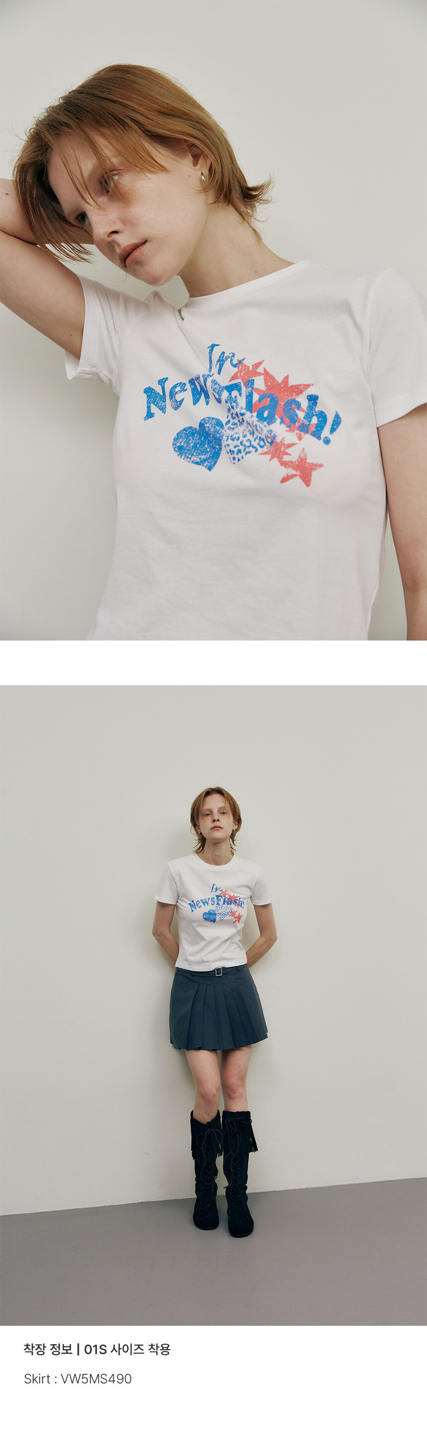 Raive-NEWSFLASH Grahpic T-shirt VW5ME613_3color│삼성물산