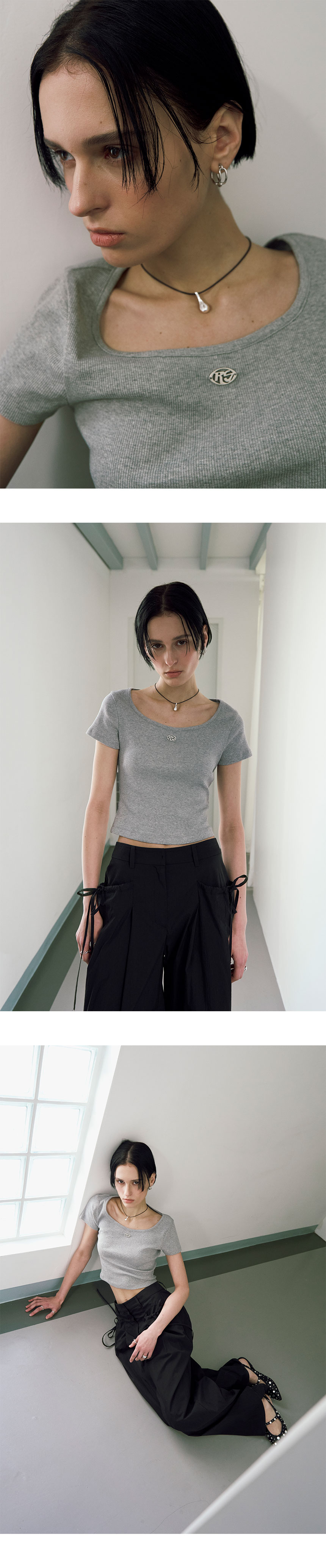 ●RAIVE● Essential Symbol Basic 半袖 Tシャツ Essential Symbol Basic T-shirt VW5ME620_3color - RAIVE