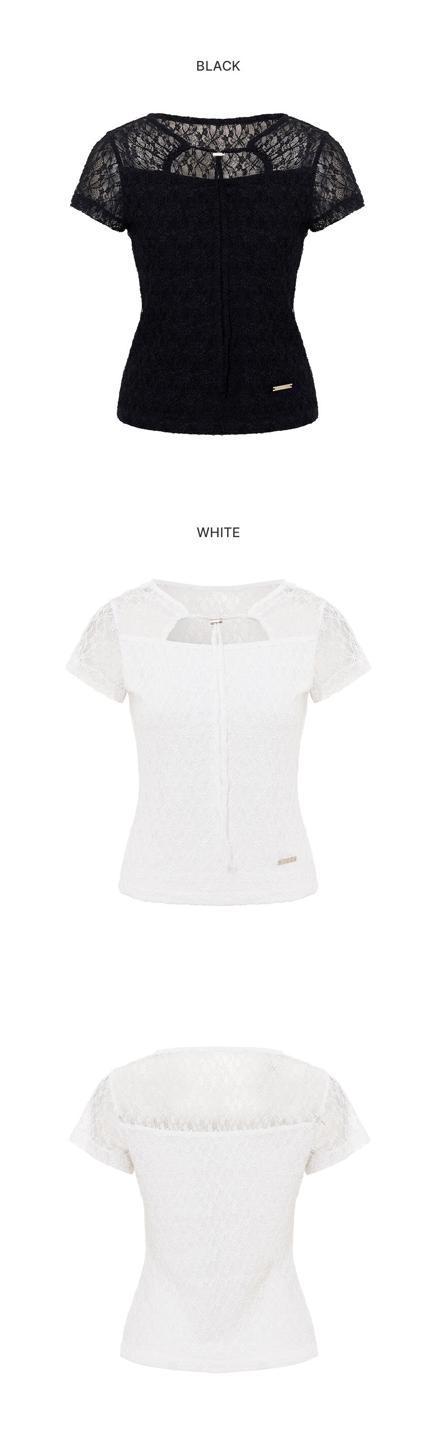 ●RAIVE● Lace Slim Top VW5ME623_2color MUSINSA公式 | RAIVE Lace Slim Top VW5ME623_2color