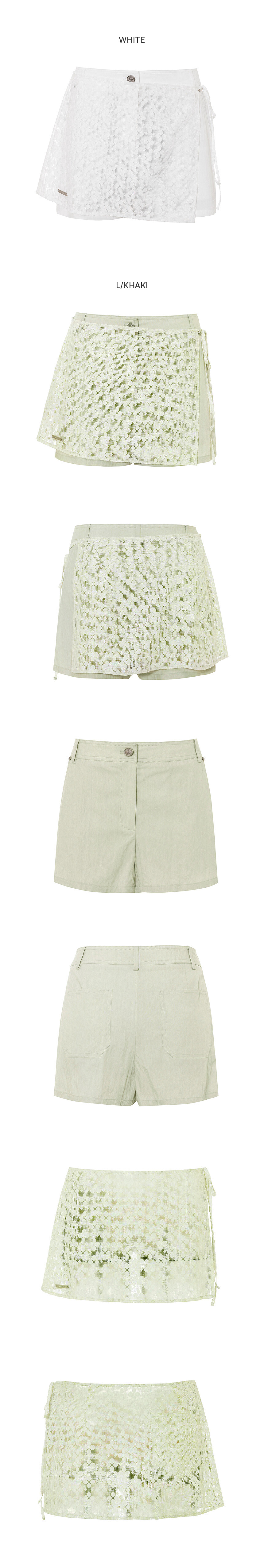 Layered Lace Skirt Shorts Set VW5ML489_2color - RAIVE