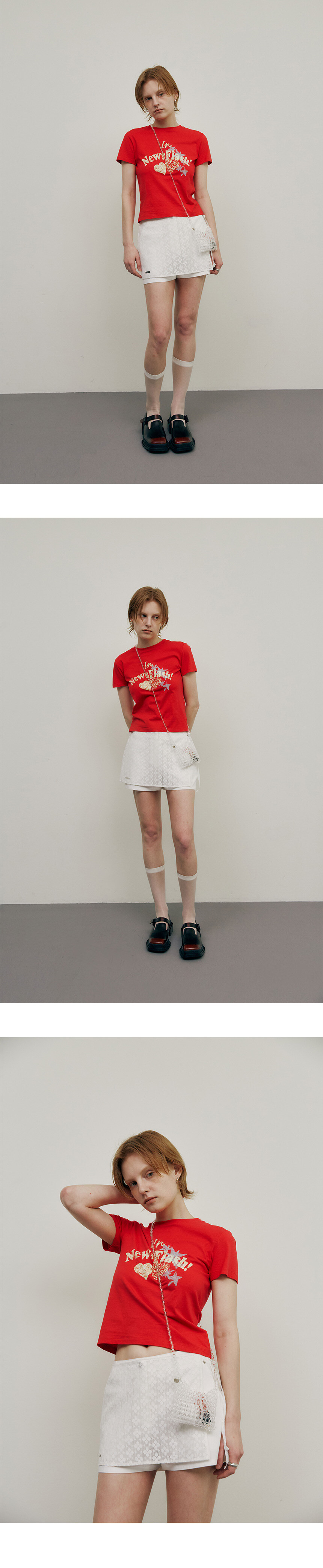 RAIVE ♥ Layered Lace Skirt Shorts Set /追跡付 Layered Lace Skirt Shorts Set VW5ML489_2color - RAIVE