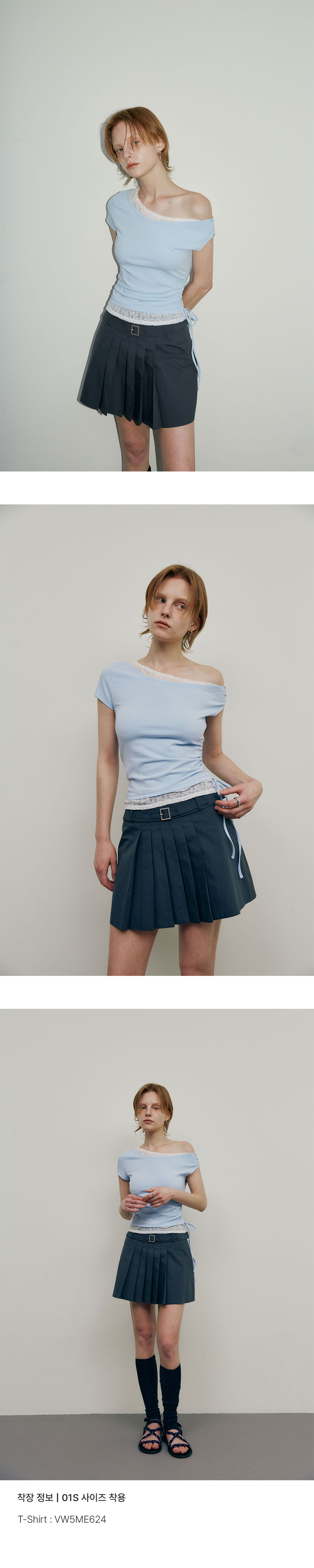 ★RAIVE★ Pleat Belted Mini Skirt VW5MS490_2color ☆RAIVE☆ Pleat Belted Mini Skirt VW5MS490_2color