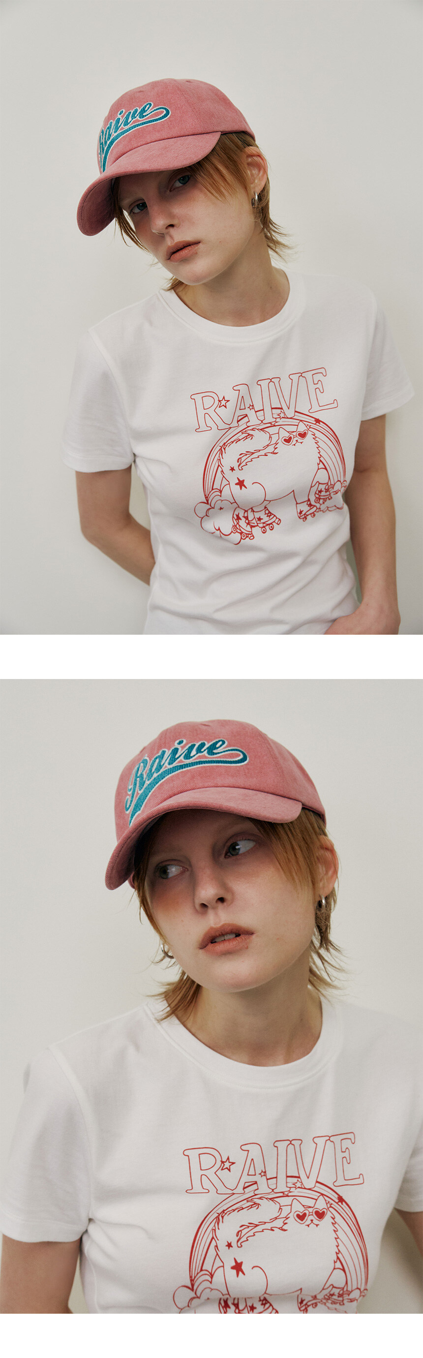 RAIVE ♥ Pigment Wave Logo Ball cap /追跡付 ☆RAIVE☆PIGMENT WAVE LOGO BALL CAP