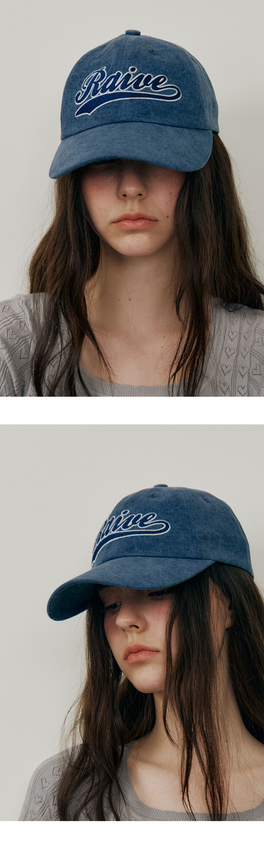 Pigment Wave Logo Ball cap VX5MA321_3color - RAIVE