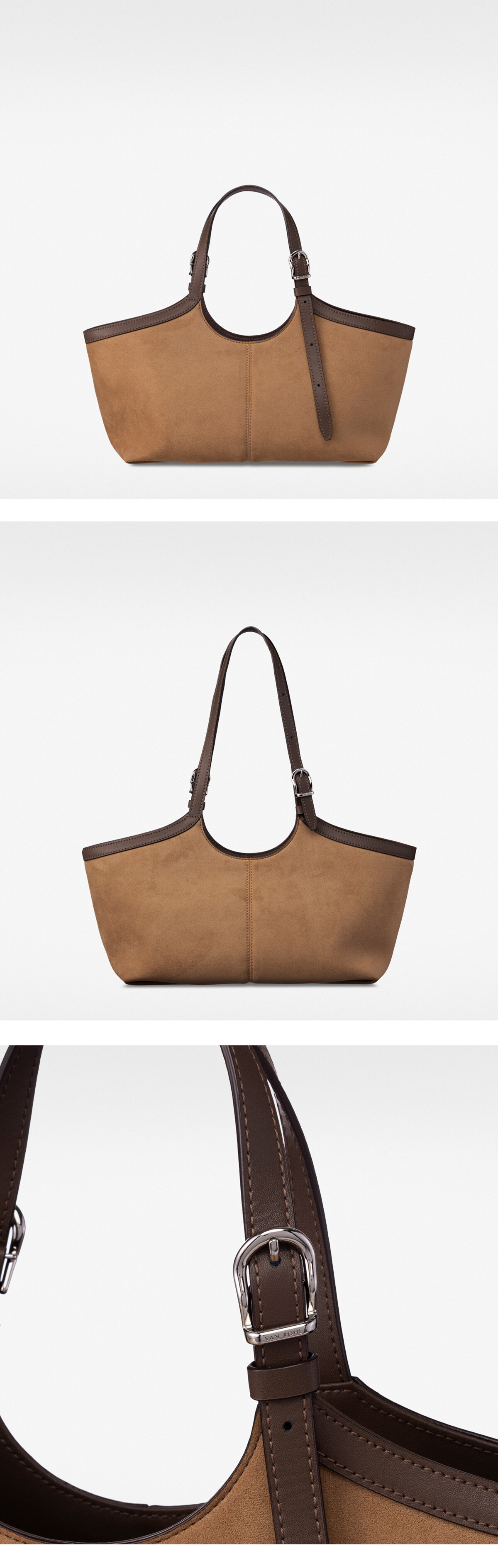 REV tote EW Suede A006-KC - VAN ROHE